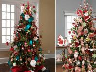 Christmas tree, bloom: a new Christmas trend in decoration Flowers for decorating the Christmas tree with your own hands